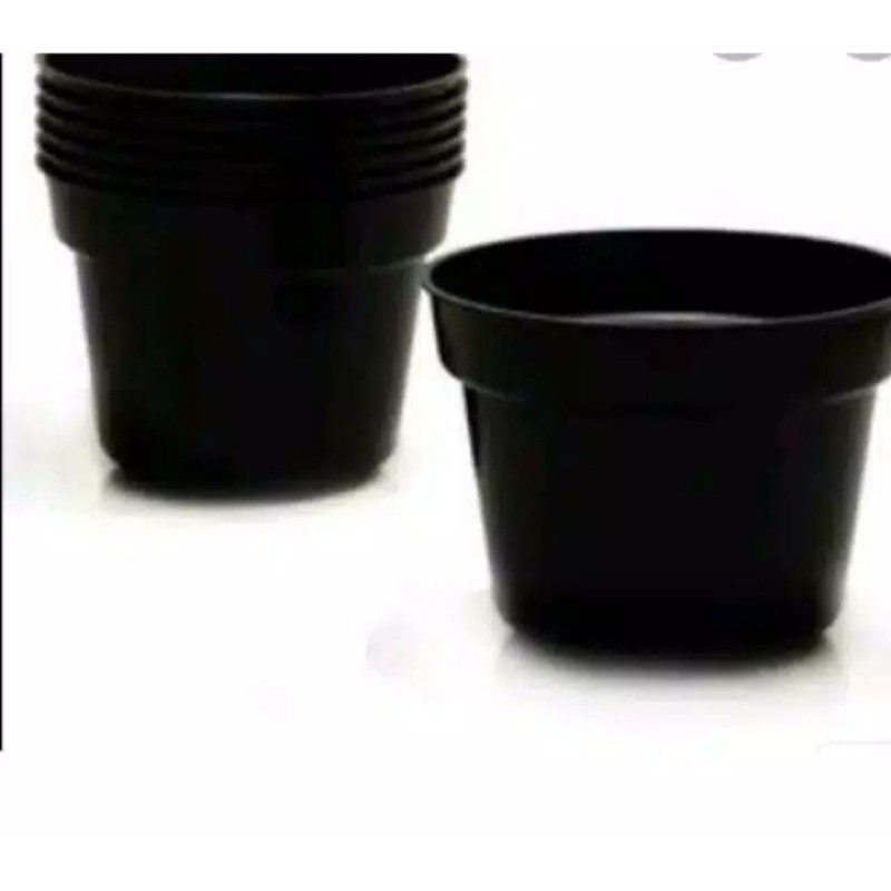 POT HITAM GRACE 15 - POT HITAM - POT BUNGA - POT 15