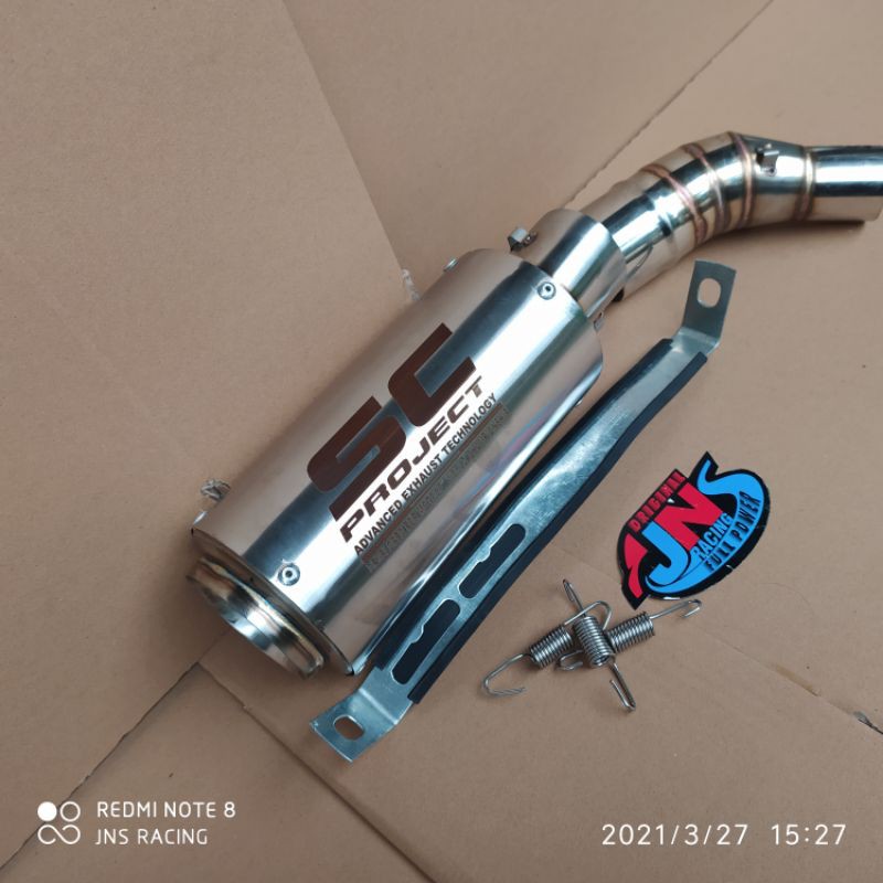 SILINCER DAN SLIP ON KNALPOT RACING CB150R CBR150R FACLIFT