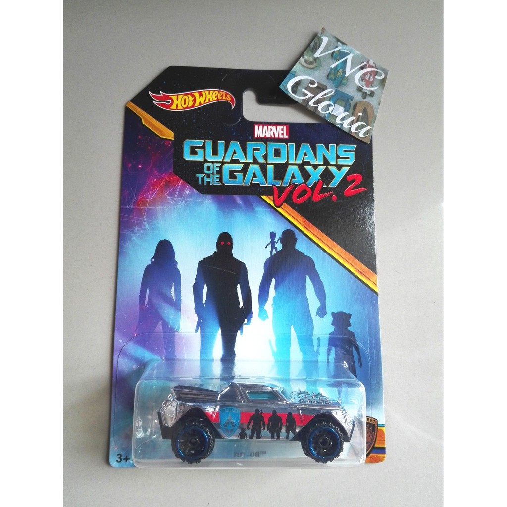 Hot Wheels RD 08 Guardian Galaxy Vol.2 Silver Hotwheels HW RD08 Marvel Keren
