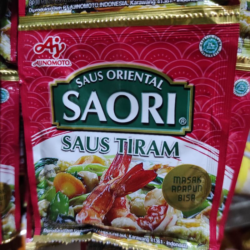 

SAORI Bumbu Premix Saos Oriental 22 ml Saus Tiram Sachet Kecil