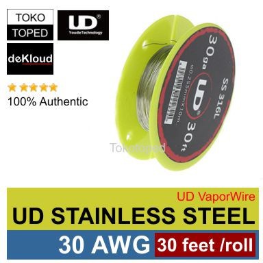 AN Authentic UD Stainless Steel Wire 30 AWG | 0.25mm | kawat ss