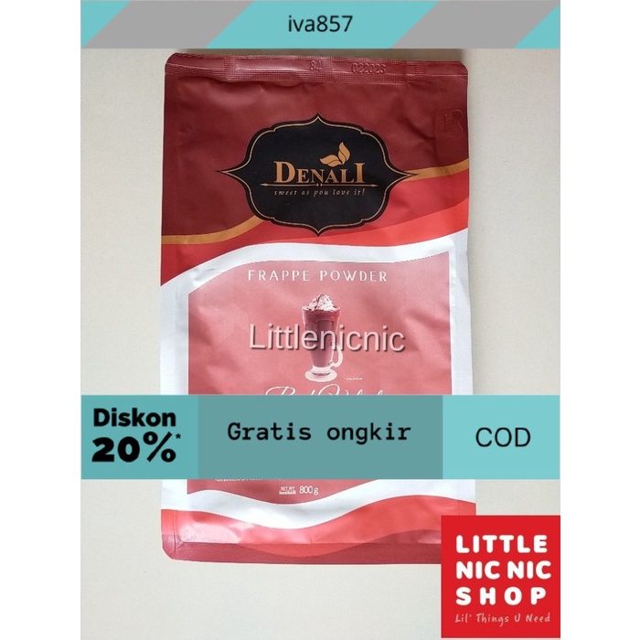 

PROMO Bubuk Minuman Denali Red Velvet Powder GRATIS ONGKIR