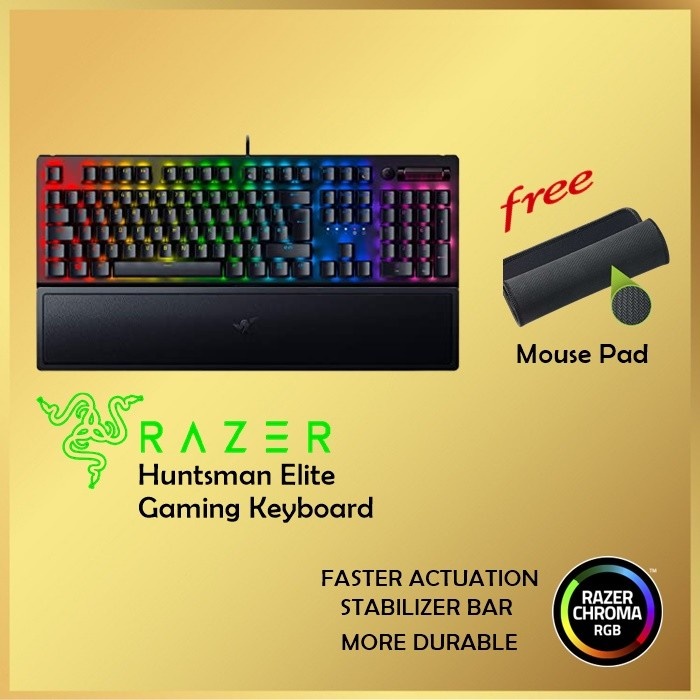 Razer Huntsman Elite Opto Mechanical Gaming Keyboard