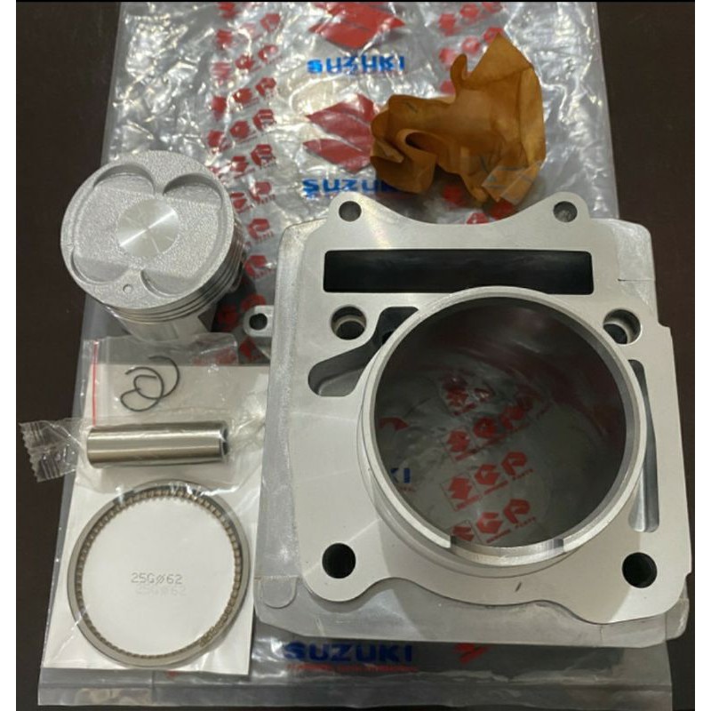Silinder Block Cylinder Block Seher Piston Head Suzuki Satria FU 150
