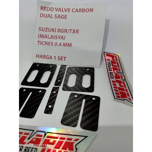 membran carbon dualstage SUZUKI RGR 150 TXR PLAT LIDAH MEMBRAN DUALSTAGE BOYESEN SUZUKI RGR150 REED 