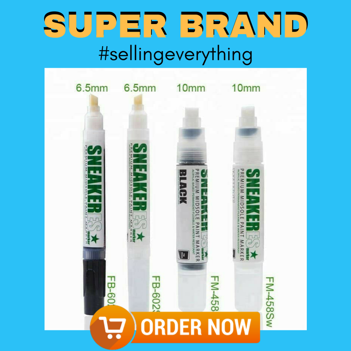 

Boost Marker Spidol Sneaker Ultraboost NMD Repaint Pen 6.5mm Tip - Putih, 6