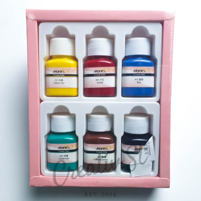 

Maries Ceramic Paint 6 Color SET Cat Keramik