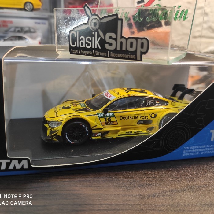 BISA COD Rmz City Die Cast Mobil 1:43 Bmw M4 Dtm Kuning TERBATAS