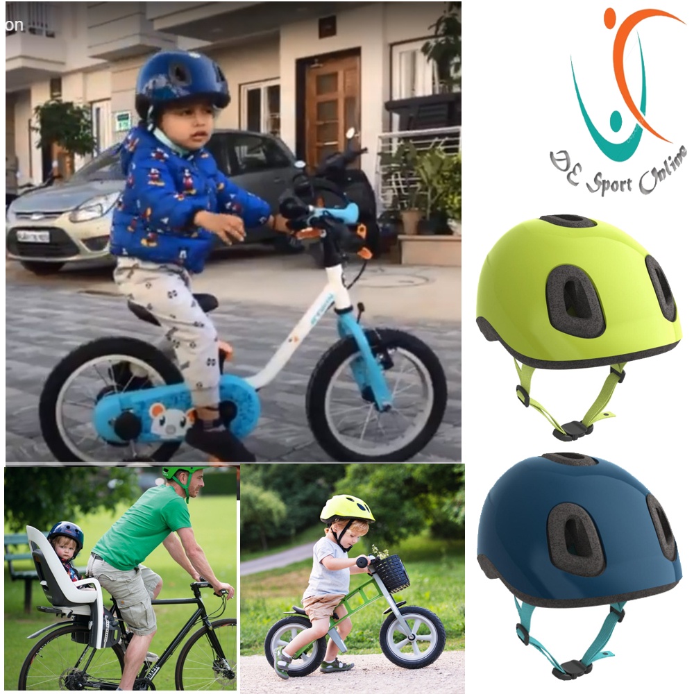 HELM SEPEDA BAYI BTWIN 500 PRODUK IMPORT HELM SEPEDA BAYI XXS 44;49 CM ADJUSTABLE ORIGINAL BTWIN