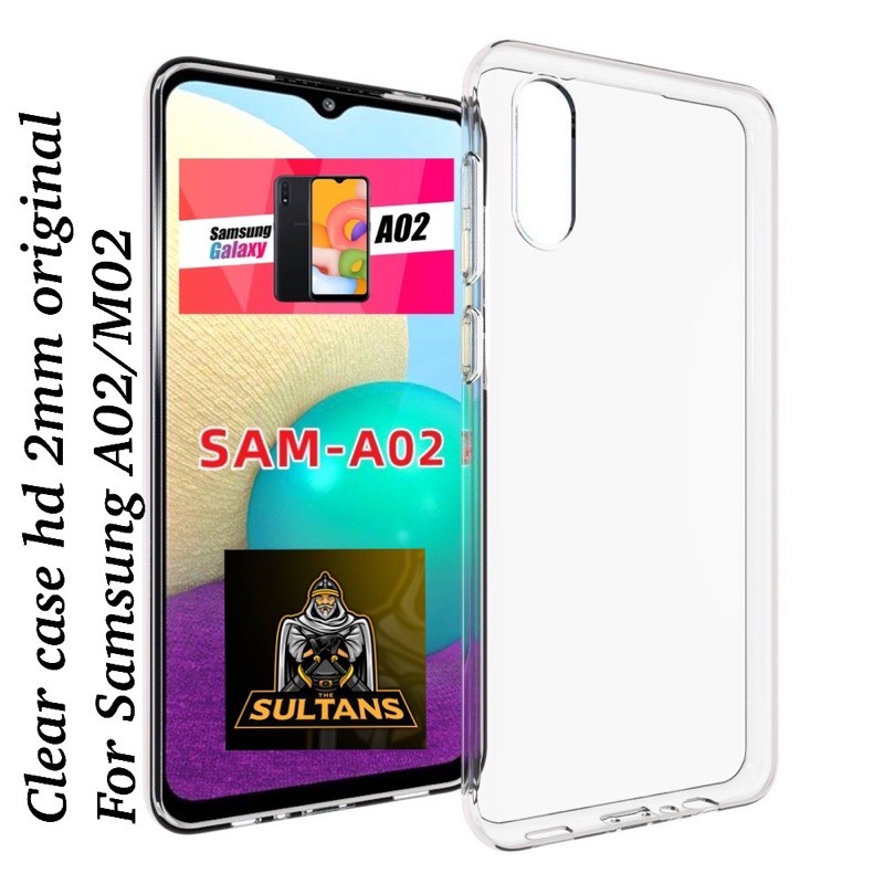 PROMO CLEAR CASE HD 2MM SAMSUNG M02 A02 A 02 PREMIUM CASE