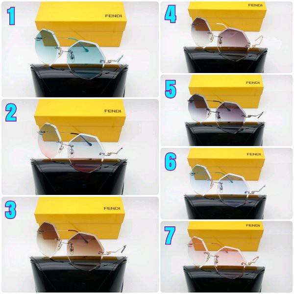 kacamata fashion sunglasses wanita cewek fendi 17117 super