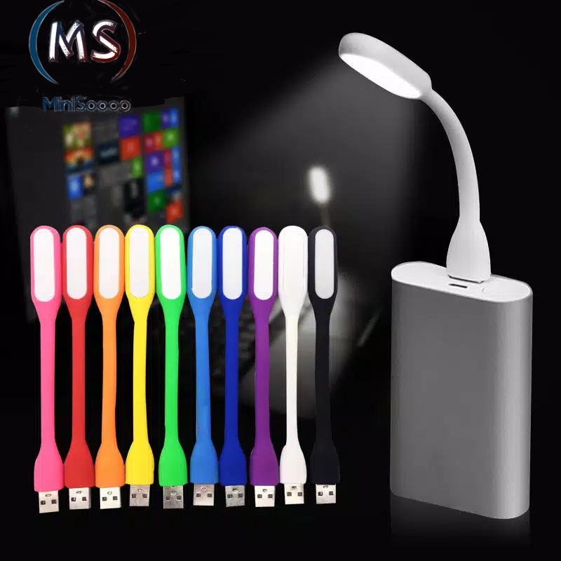 Lampu USB Fleksible Portable LED Senter Model Sikat Gigi