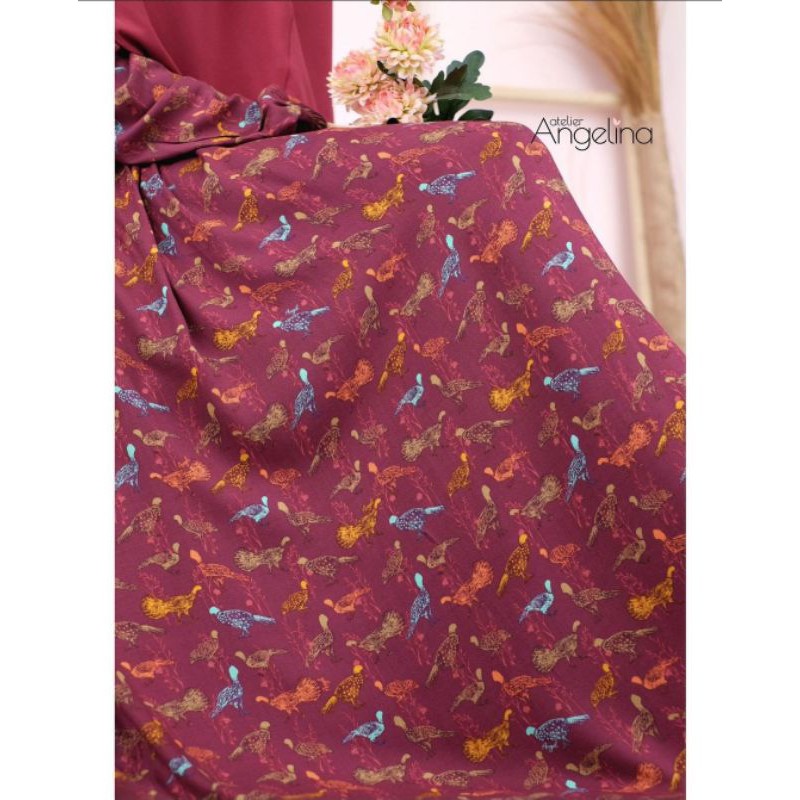 ATELIER ANGELINA SARAH DRESS PEACOCK M