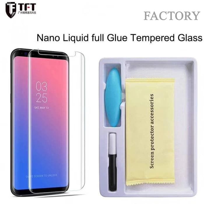 Tempered Glass Nano Liquid UV Samsung Note 8/ Note 9 - Tempered Glass