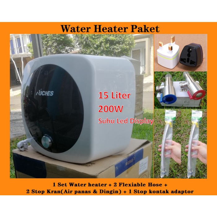 Water heater Instan Kamar Mandi /Pemanas air listrik Riches Terbaru