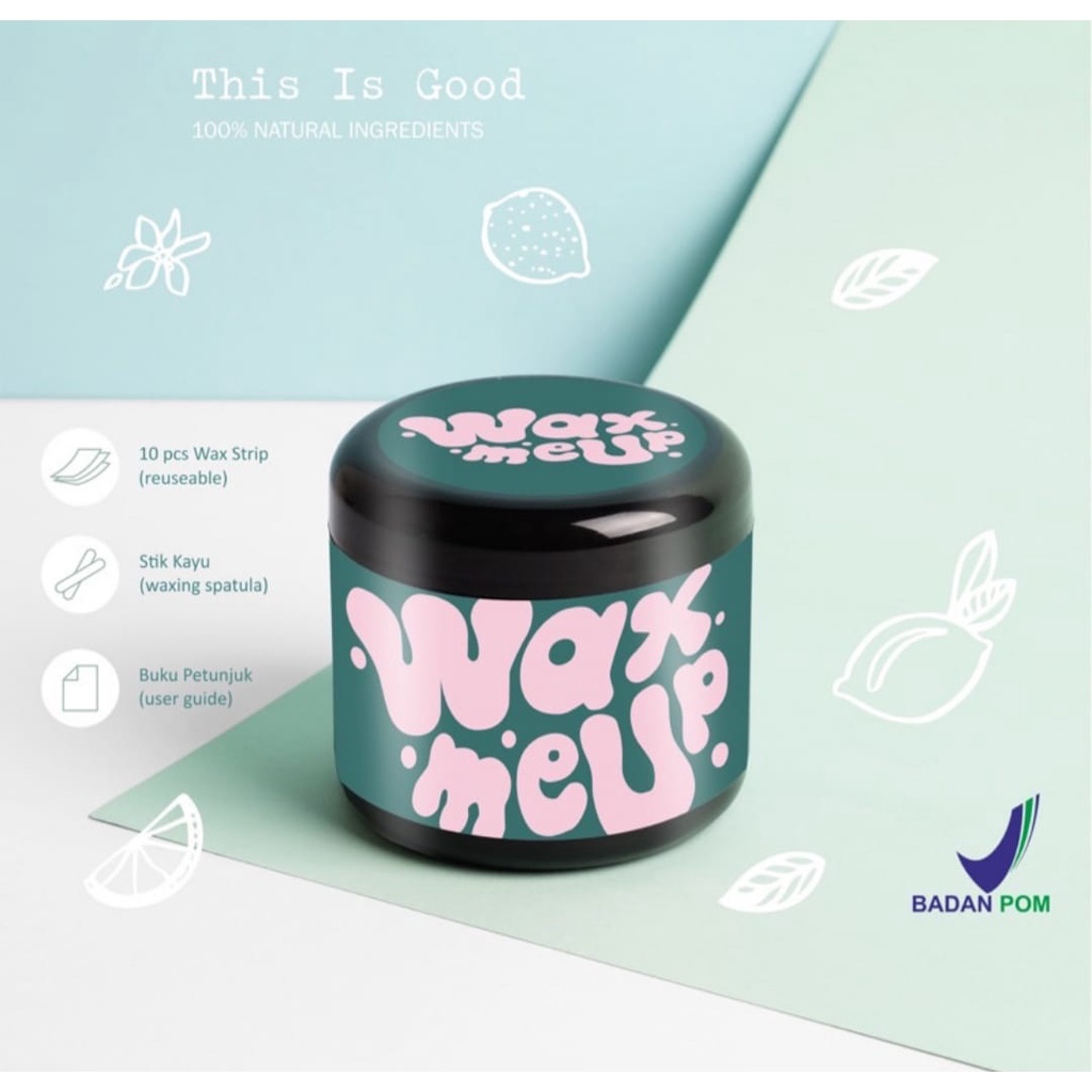 WAX ME UP SUGAR WAXING 350gr (𝗕𝗣𝗢𝗠)/ WAXING KETIAK / WAXING KIT