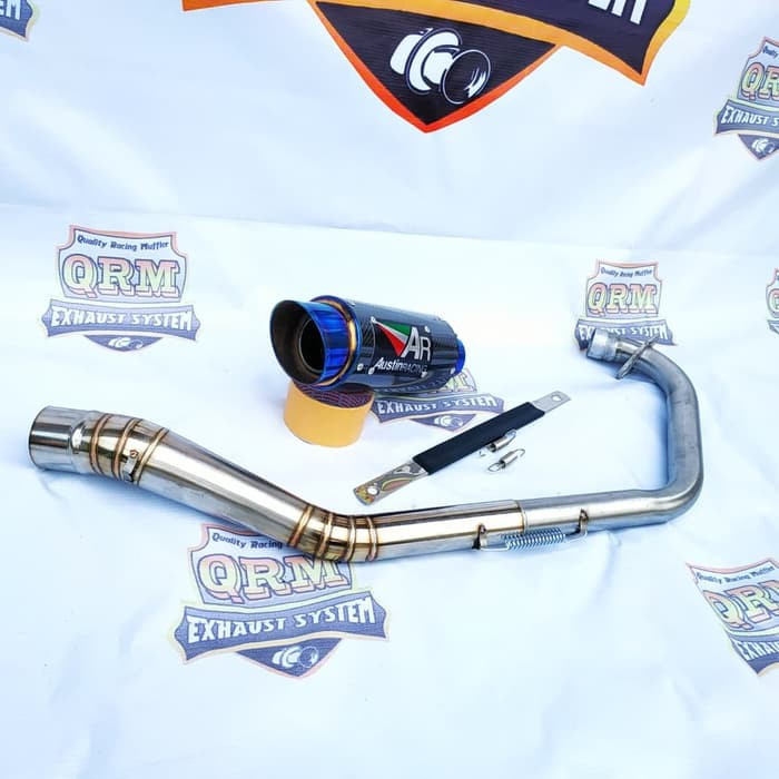 Knalpot Racing AUSTIN RACING Carbon SATRIA FU - MX KING - SONIC - R15 - VIXION