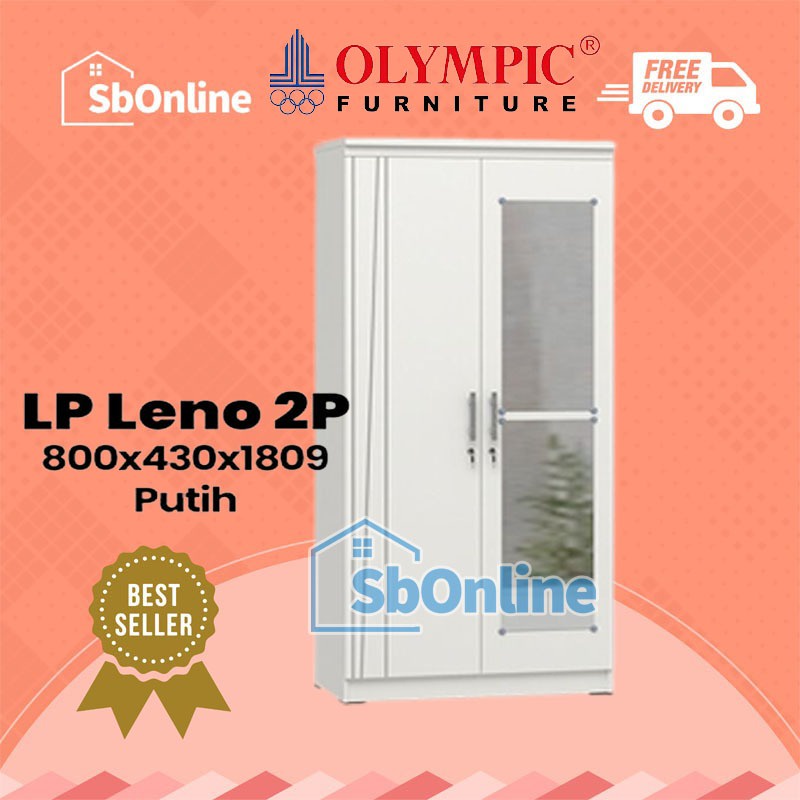 Olympic Lemari 2 Pintu - LP LENO 2P