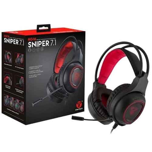 Headset Gaming FANTECH HG-16 SNIPER 7.1 LED RGB