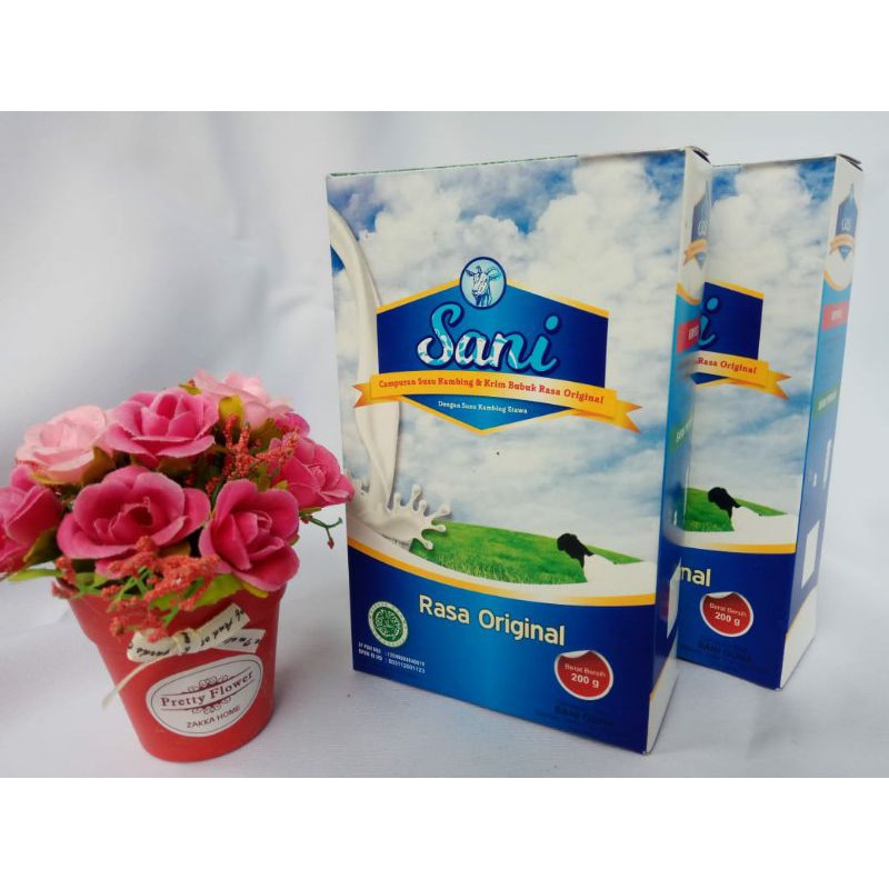 BPOM halal LPPOM MUI susu kambing etawa 200g merek SANI