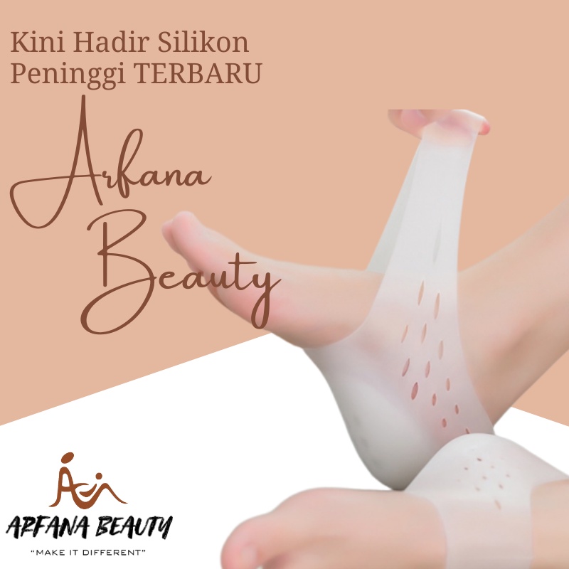 Sol Sepatu Peninggi Badan Silikon Insole Peninggi Posture Badan Pria Wanita Lembut Original