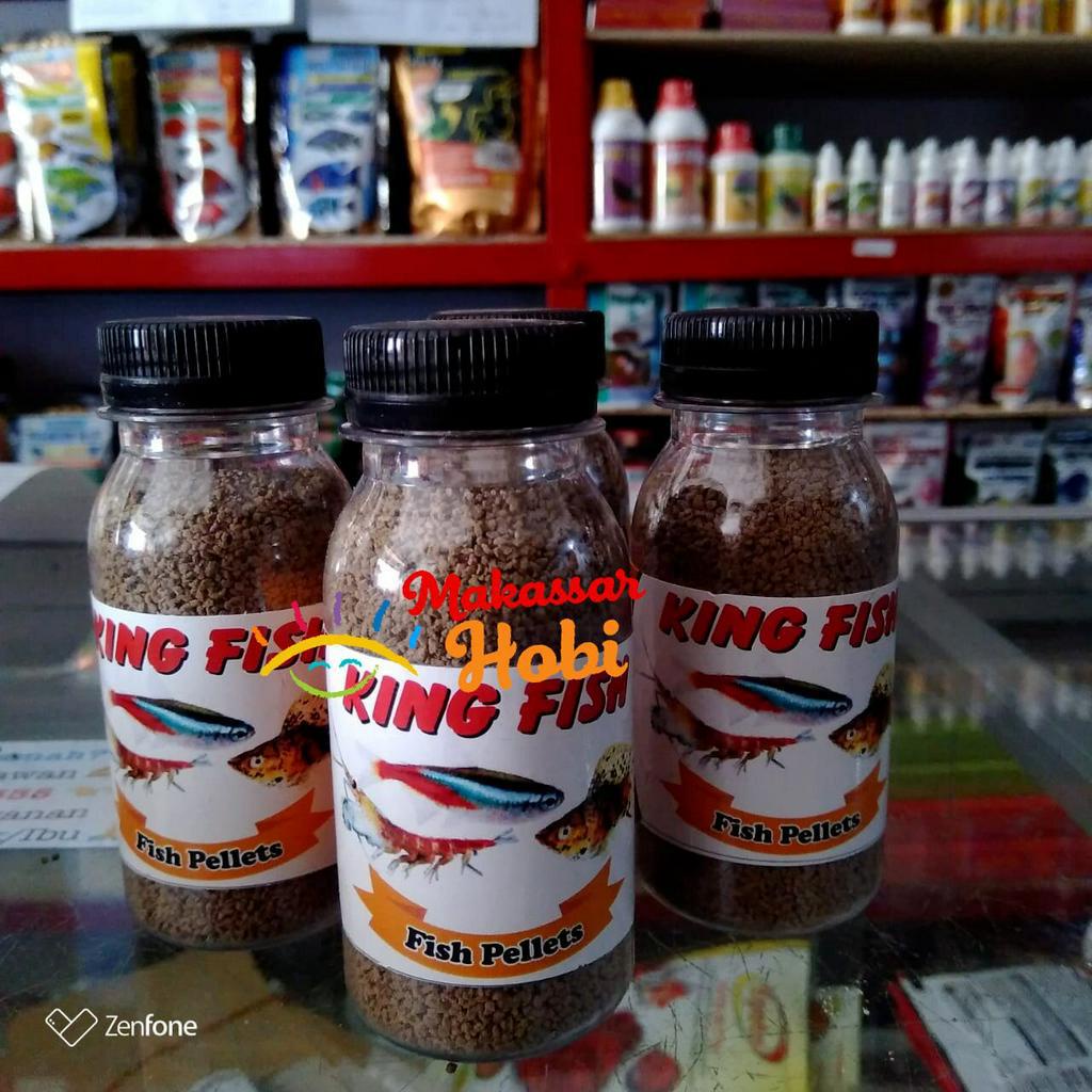 King Fish MS Pelet Pakan Pellet Makanan Ikan Hias Air Tawar Laut Udang