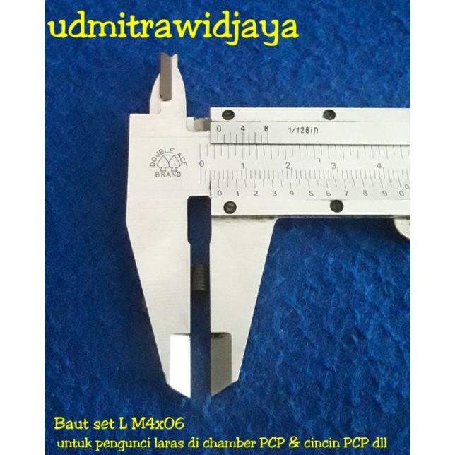 baut senapan angin Pcp baud baut tanem baut tanpa kepala baut set L M4x06 kunci L2 2mm untuk pengunci laras chamber PCP untuk cincin PCP dan lainnya hex socket set 4x6