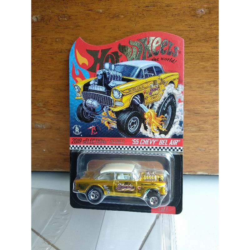 Hot Wheels RLC 55 Chevy Bel Air Gasser Dirty Blonde