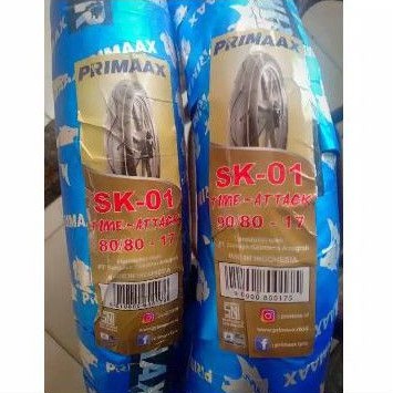 ban primax SK-01 sepasang depan /belakang 80-80/17 dan 90-80/17 soft compound