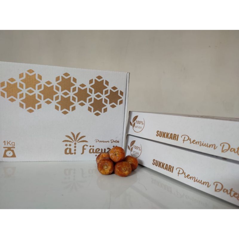 

Kurma Sukari Box Al Faeyza 1 Kg Fresh || Kurma Sukari Al Qasiim Fresh