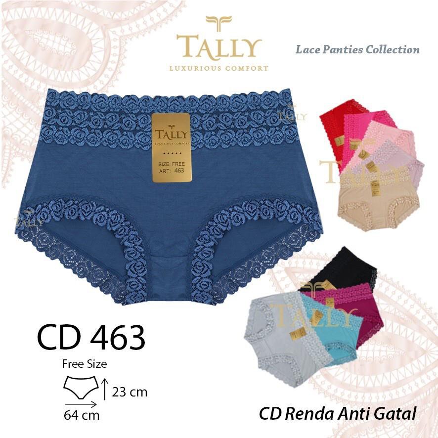 TALLY CD CELANA DALAM RENDA 463 I FIT XL | FREE SIZE | BAHAN KATUN