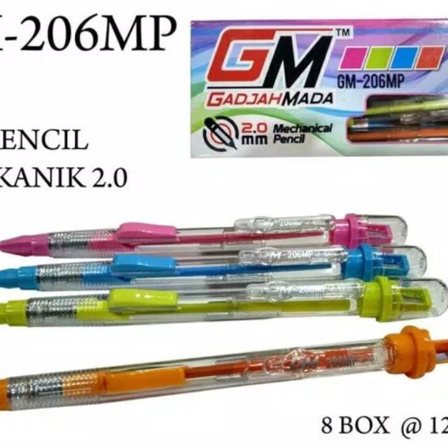 

Alat Tulis Pensil Mekanik Gm 206MP