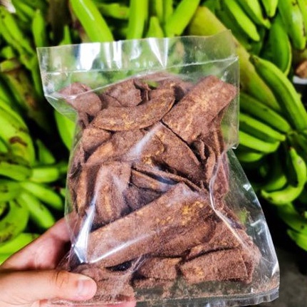 Keripik Pisang Kepok Coklat aneka rasa 250gr Asli Lampung. Keripik Pisang Kepok Asli Lampung