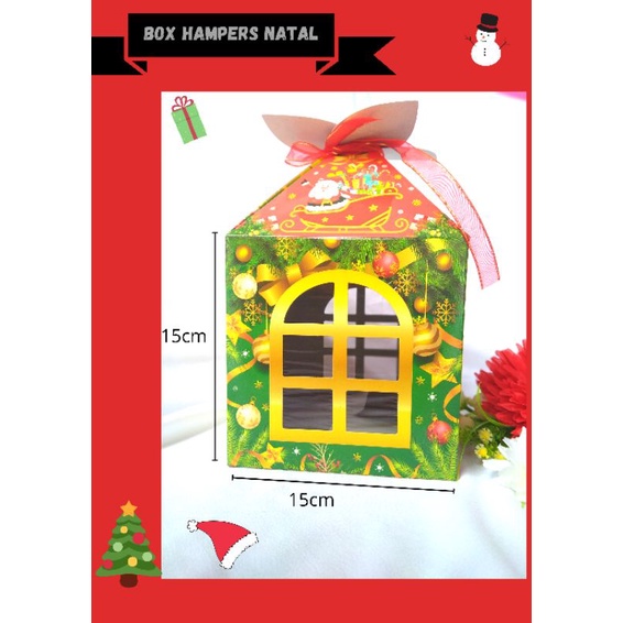

box hampers kardus kado natal