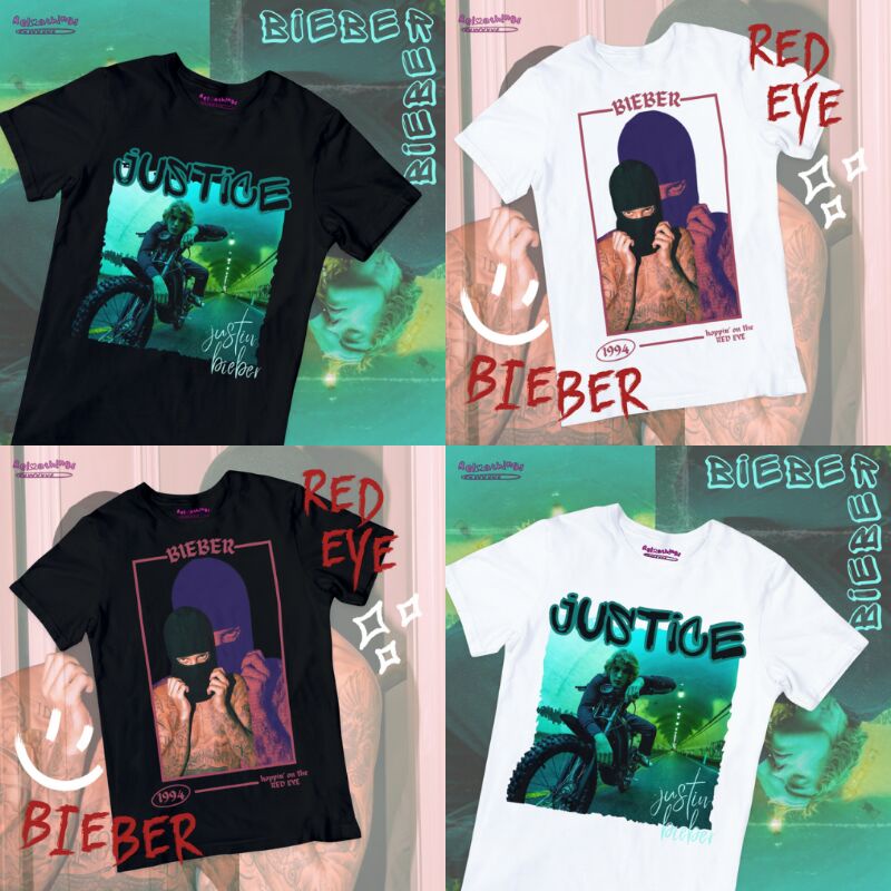JUSTIN BIEBER JUSTICE T-SHIRT KAOS EDITION