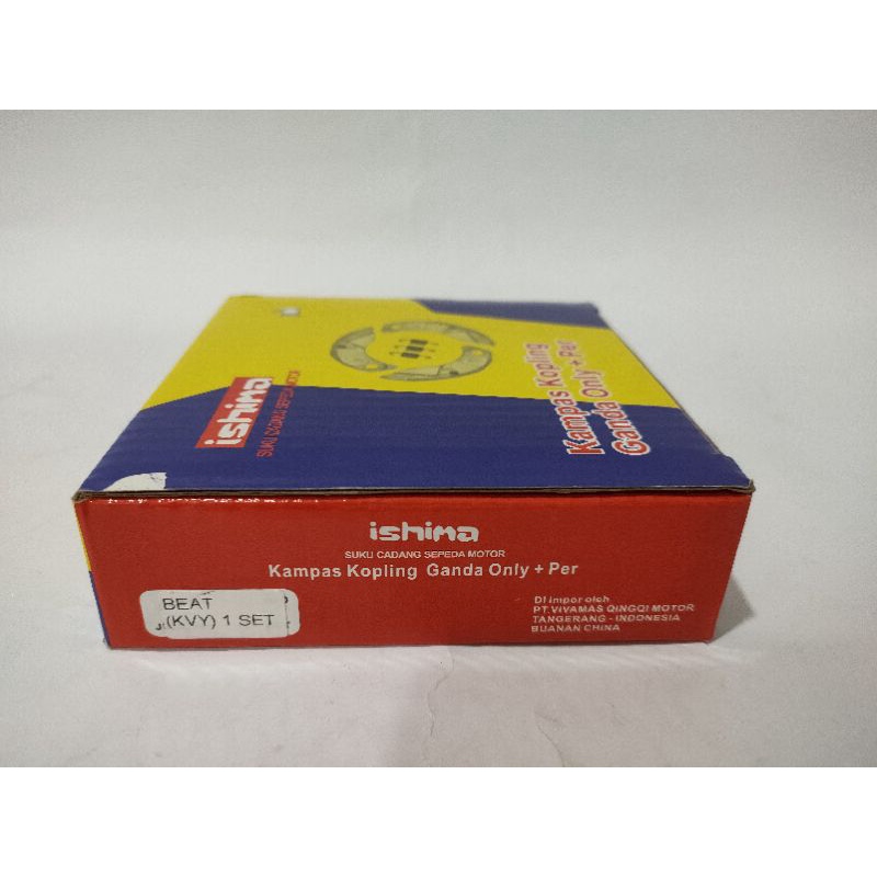 Kampas Ganda Only Kopling + Per Honda Beat (KVY) &quot;ISHIMA&quot;