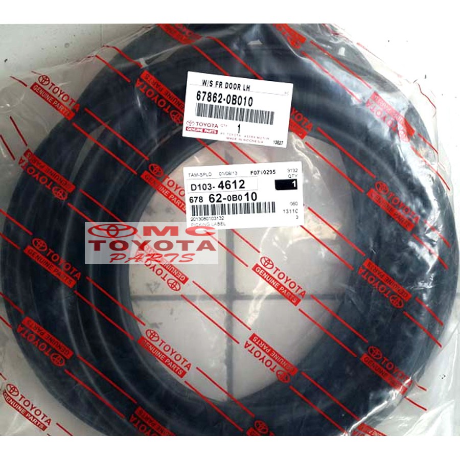 Karet Pintu Depan Kiri Kijang Kapsul 67862-0B010