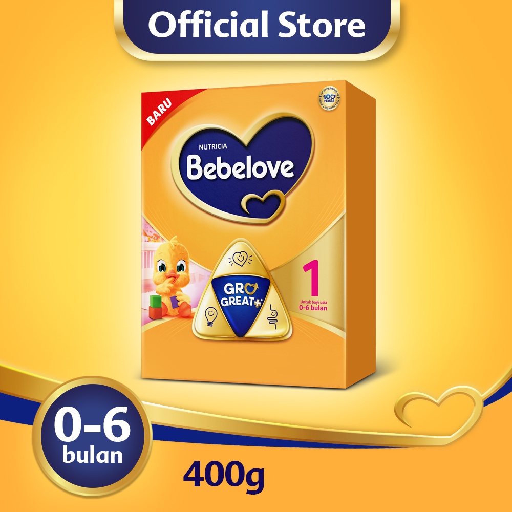 BEBELOVE 1 dan 2 Susu Formula 400g