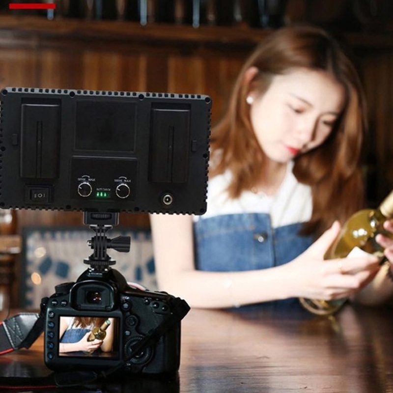 Cre Portable 40W 600leds Video Light Fill Light Ultra Tipis LCD Bi-Color Dimmable DSLR Lamp Panel Untuk Kamera Selfie