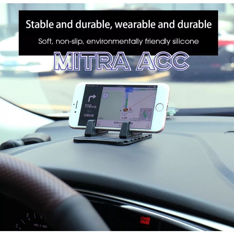 Silicone Pad Mat Anti Slip Phone Holder Dashboad Car GPS Navigator