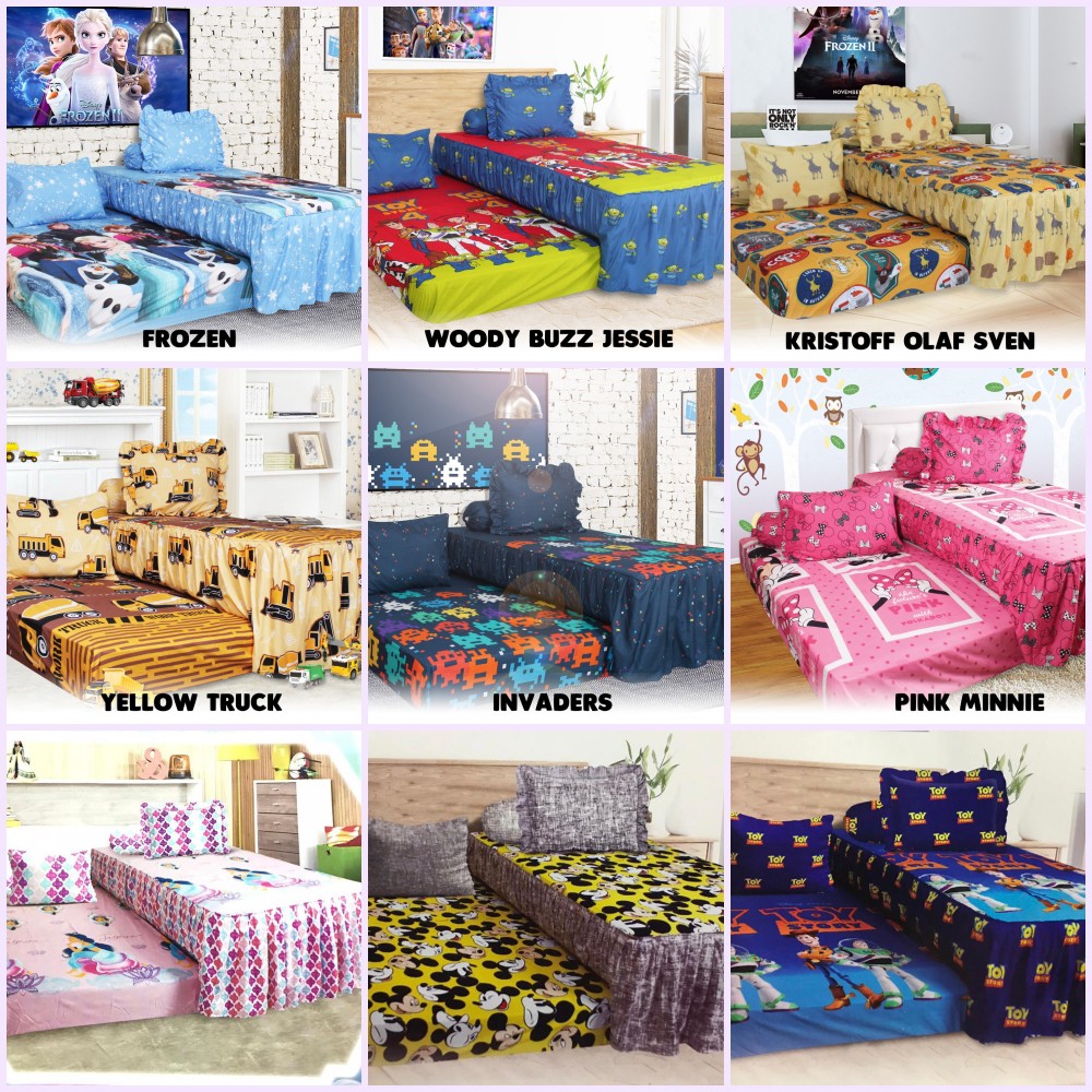 CALIFORNIA - Sprei 2in1 Sorong (120x200) Terlaris pilihan