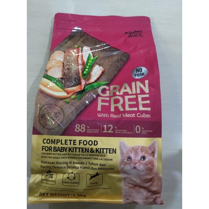 

Kitchen Flavor Grain Free Baby Kitten 1,5Kg Freshpack