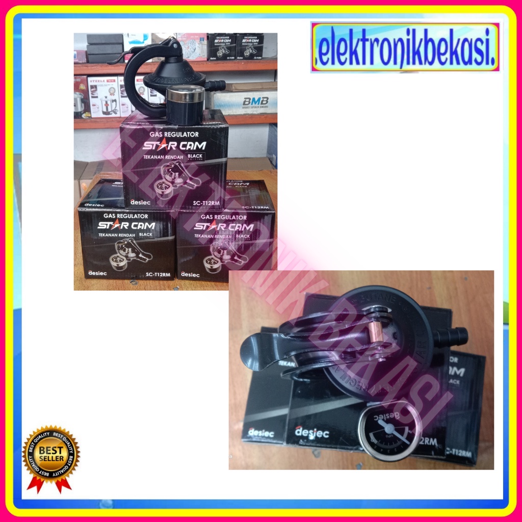 REGULATOR GAS STARCAM SC-T12RM BLACK