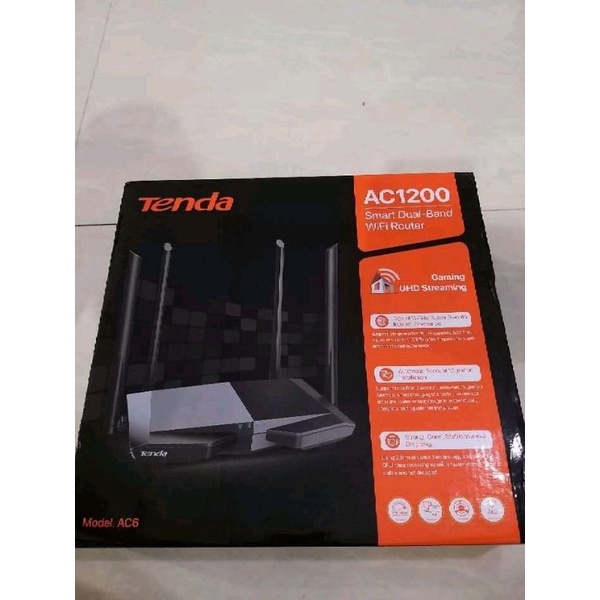 Tenda Ac6 Murah Bekas Pakai AC1200 Smart Dual-Band WiFi Router