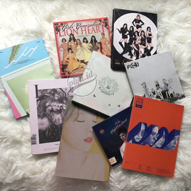 ALBUM KPOP (Taeyeon, Girls Generation (SNSD), AOA, Lovelyz, f(x), Troye Sivan)