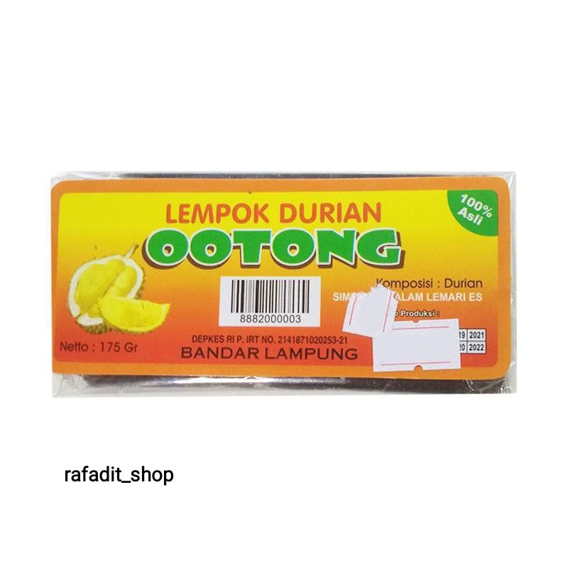 

Lempok Durian Khas Lampung Ootong Netto. 175 Gram