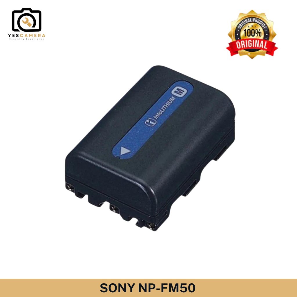 Baterai Sony NP-FM50 Baterai Handycam Sony Battery Sony NP-FM50 Batrai Sony NP-FM50