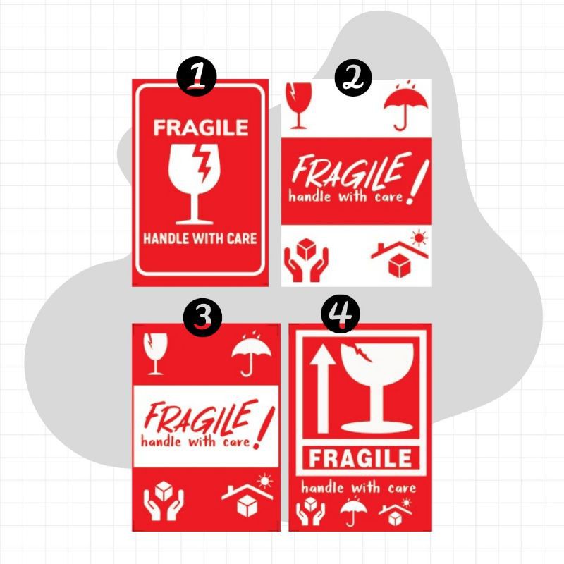 [ SIAP KIRIM ] Stiker Fragile