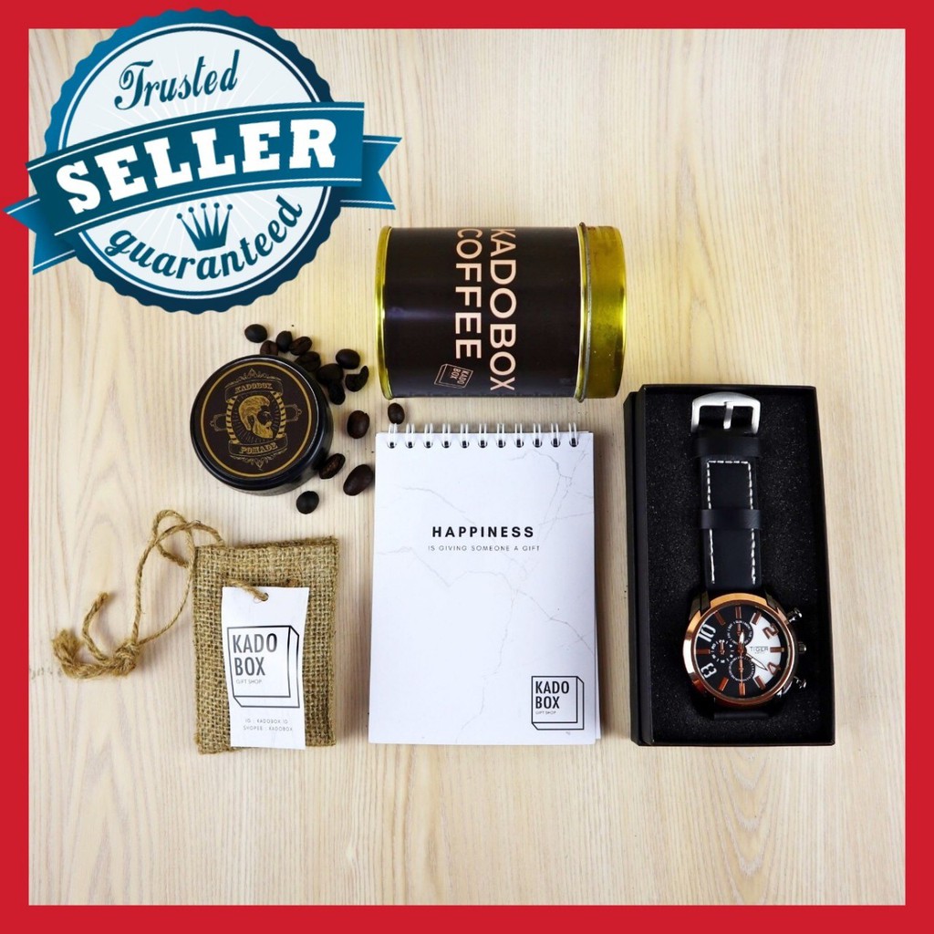 Kado Jam Tangan ORI Limited Edition Bundel "Ultimate Robusta" Tiger Watch Premium Hadiah Cowok Pria
