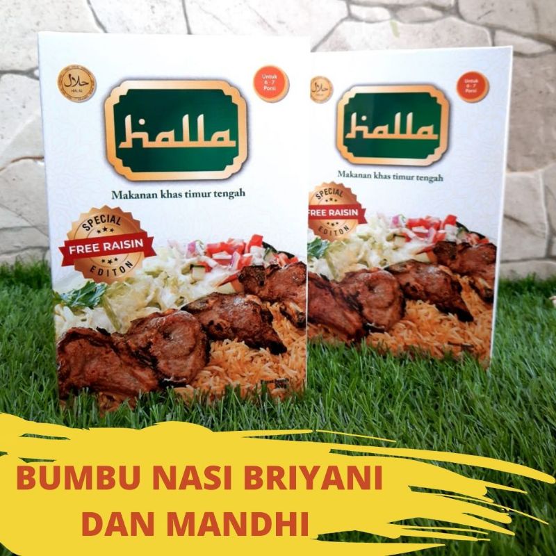 BUY 1 GET 1 BUMBU NASI BRIYANI MANDHI/KEBULI/KABSAH HALLA KHAS TIMUR TENGAH 500 GR